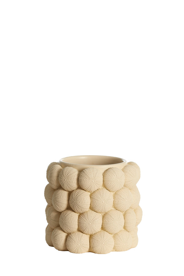 Light & Living Accessories Vase deco 20,5x18 cm SEA URCHIN cream House of Isabella UK