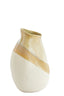 Light & Living Accessories Vase deco 20,5x20x33 cm YULARA ceramics brown+cream House of Isabella UK