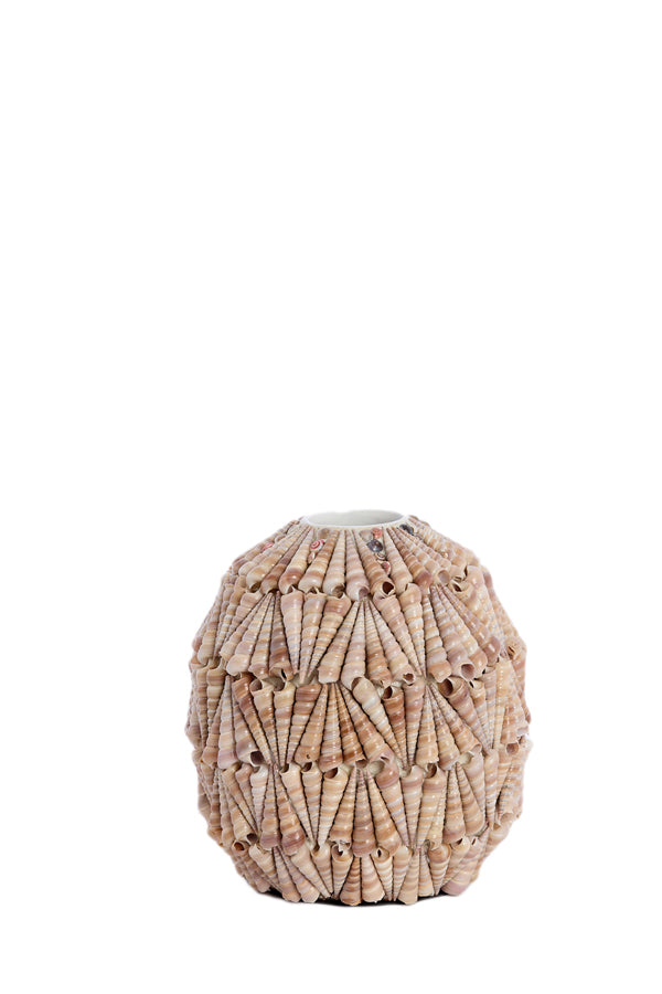 Light & Living Accessories Vase deco 20,5x21,5 cm SHELL sand-taupe House of Isabella UK