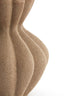 Light & Living Accessories Vase deco 20,5x24,5 cm SILLIAN ceramics matt brown House of Isabella UK