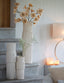 Light & Living Accessories Vase deco 20,5x72,5 cm LONGA ceramics cream House of Isabella UK
