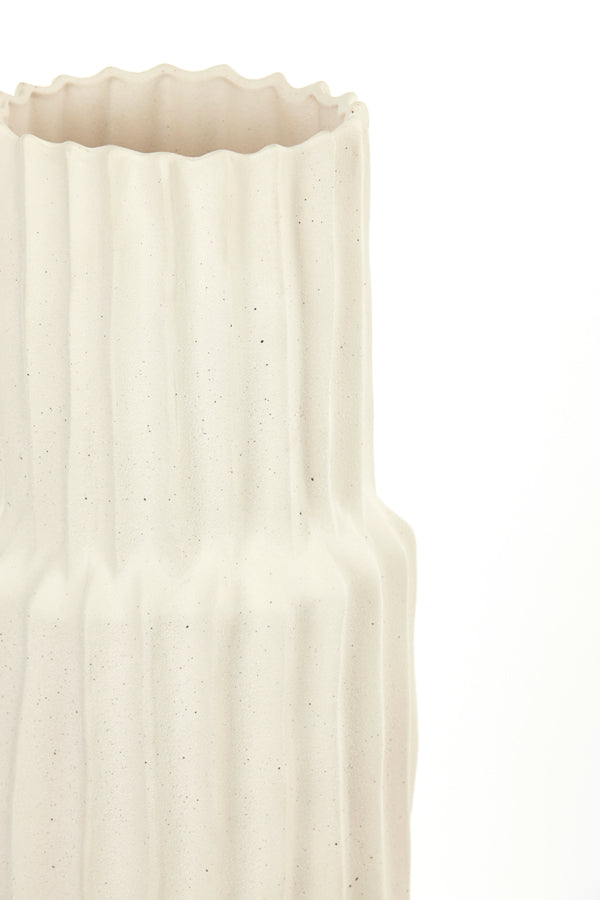 Light & Living Accessories Vase deco 20,5x72,5 cm LONGA ceramics cream House of Isabella UK