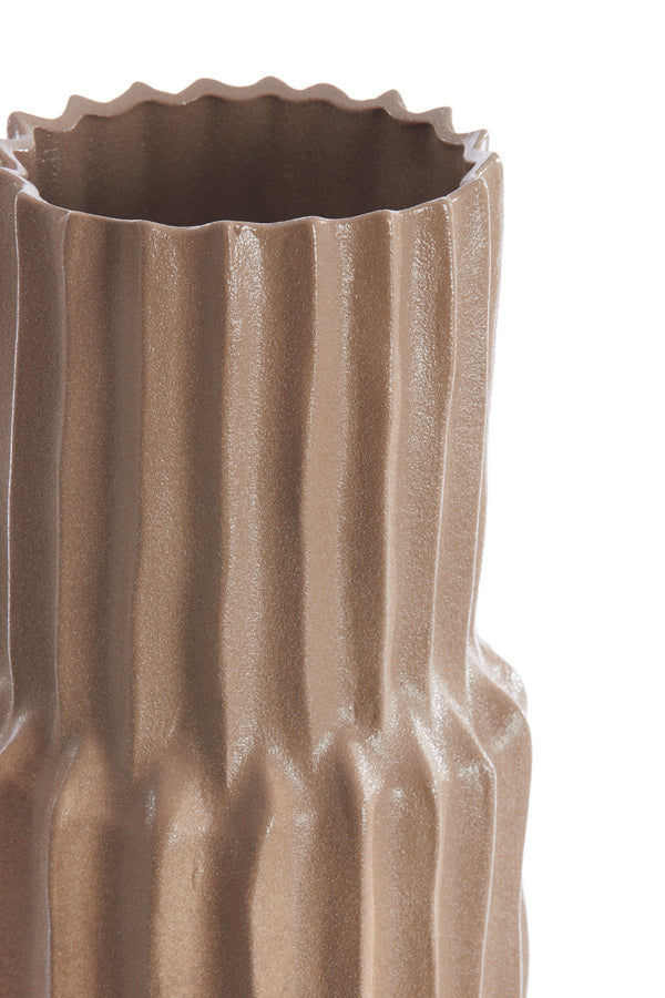 Light & Living Accessories Vase deco 20,5x72,5 cm LONGA ceramics grey brown House of Isabella UK