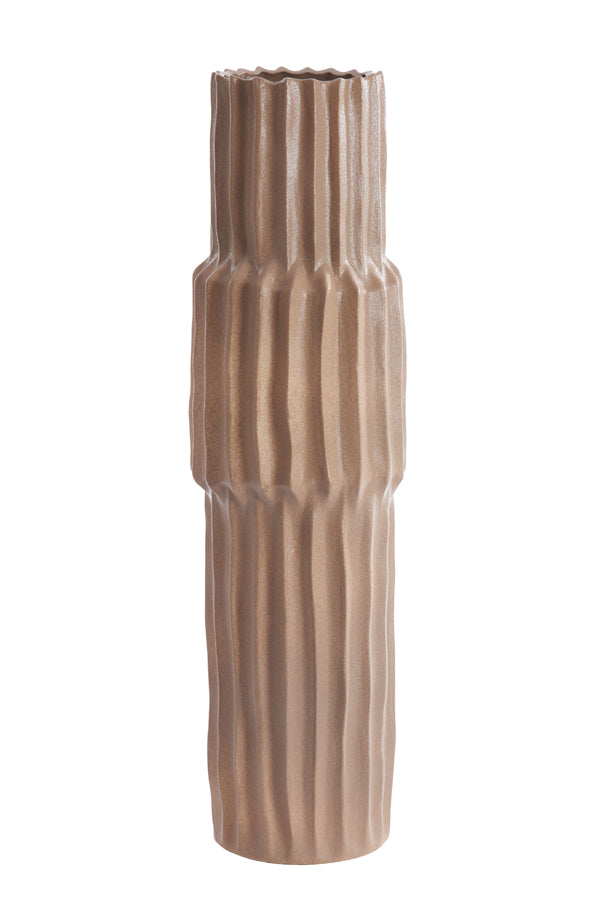 Light & Living Accessories Vase deco 20,5x72,5 cm LONGA ceramics grey brown House of Isabella UK