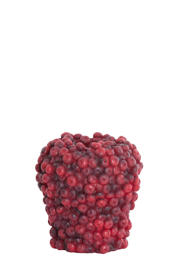 Light & Living Accessories Vase deco 20x20,5 cm BERRIES burgundy House of Isabella UK