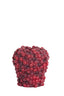 Light & Living Accessories Vase deco 20x20,5 cm BERRIES burgundy House of Isabella UK