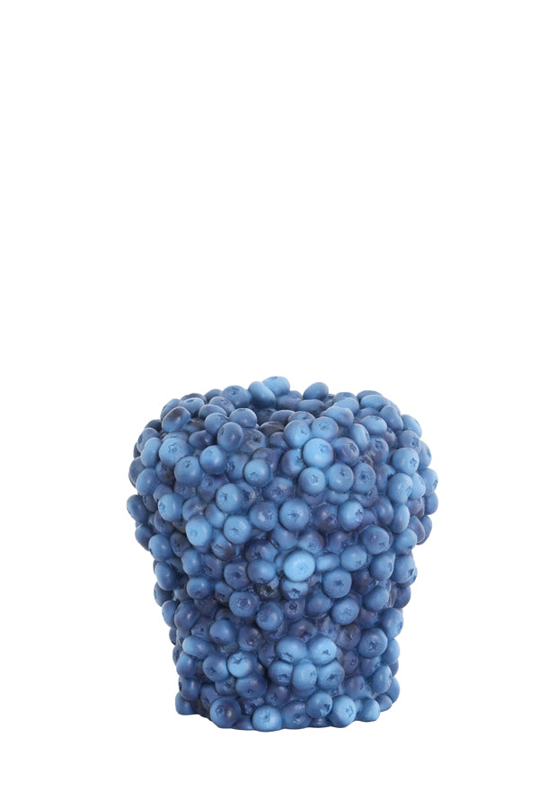 Light & Living Accessories Vase deco 20x20,5 cm BERRIES dark blue House of Isabella UK