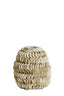 Light & Living Accessories Vase deco 20x21 cm SARRIA bamboo+shell cream House of Isabella UK