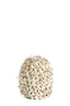Light & Living Accessories Vase deco 20x21 cm UBATE bamboo+shell cream+brown House of Isabella UK