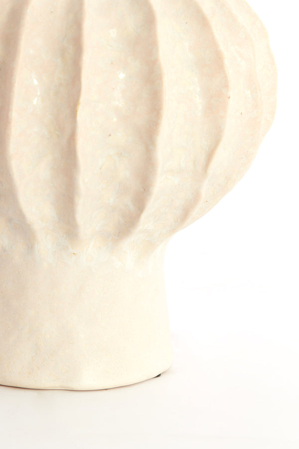 Light & Living Accessories Vase deco 20x24 cm HAKONE ceramics cream House of Isabella UK