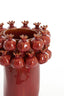 Light & Living Accessories Vase deco 20x29,5 cm POMEGRANATE ceramics burgundy House of Isabella UK