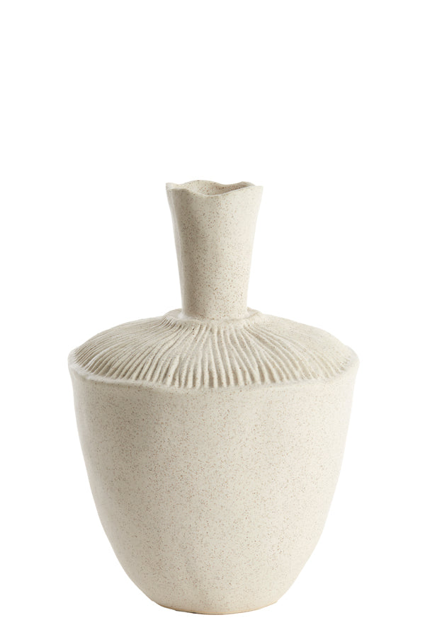 Light & Living Accessories Vase deco 20x29 cm NEIRA ceramics cream House of Isabella UK