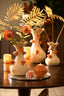 Light & Living Accessories Vase deco 20x32 cm ODALI ceramics cream+orange House of Isabella UK