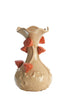 Light & Living Accessories Vase deco 20x32 cm ODALI ceramics cream+orange House of Isabella UK