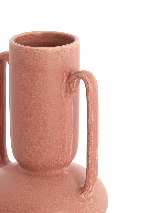 Light & Living Accessories Vase deco 20x40 cm OTARU ceramics coral-red House of Isabella UK