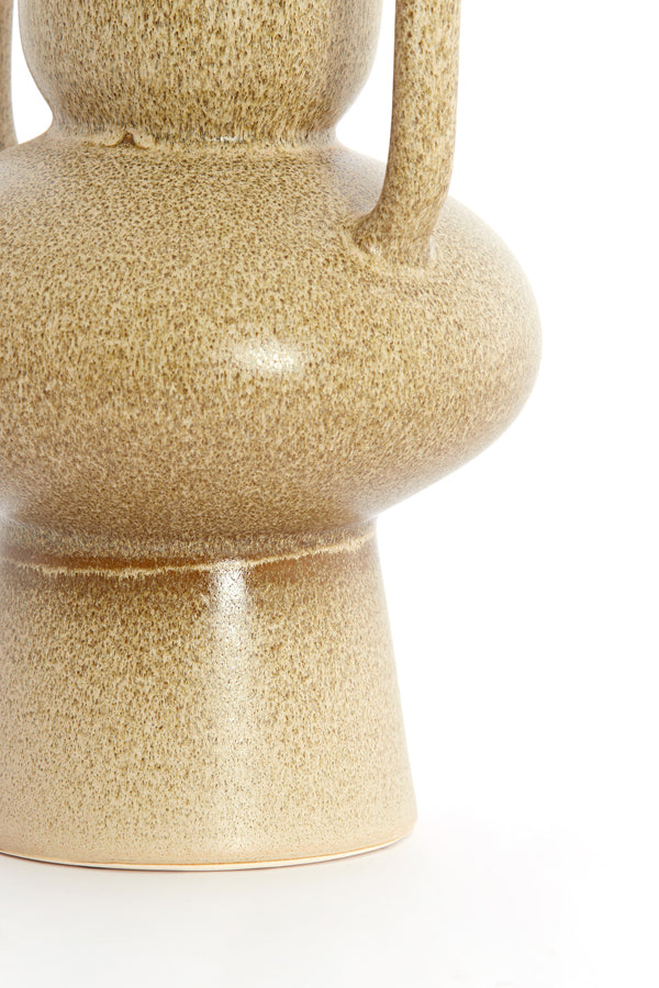 Light & Living Accessories Vase deco 20x40 cm OTARU ceramics olive green House of Isabella UK