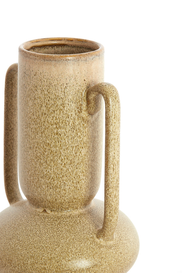 Light & Living Accessories Vase deco 20x40 cm OTARU ceramics olive green House of Isabella UK