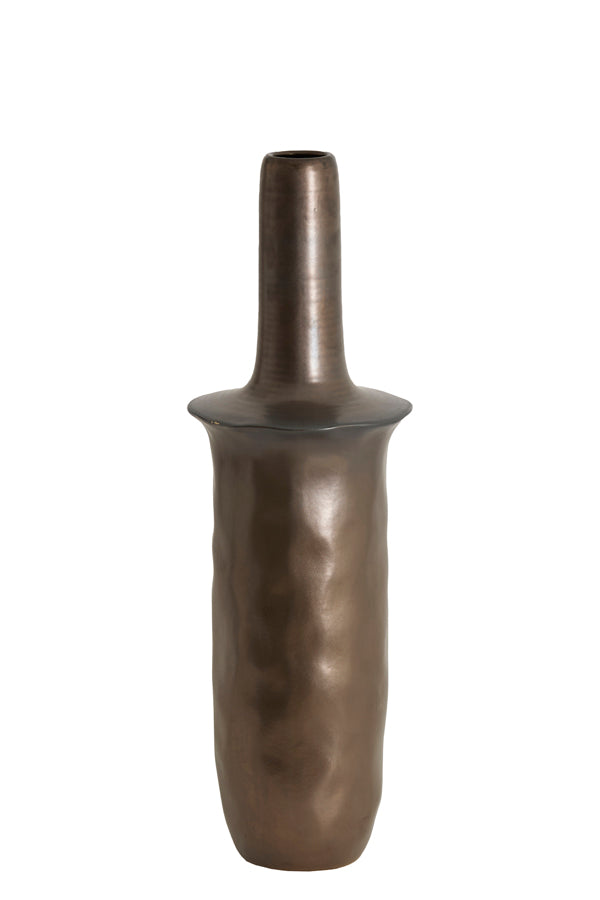 Light & Living Accessories Vase deco 20x65,5 cm SENNES ceramics dark bronze House of Isabella UK