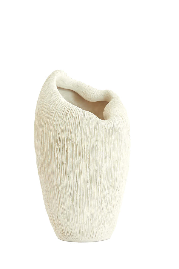 Light & Living Accessories Vase deco 21,5x20,5x36,5 cm DENISA cream House of Isabella UK