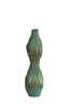 Light & Living Accessories Vase deco 21,5x21x76 cm VANIA ceramics petrol House of Isabella UK