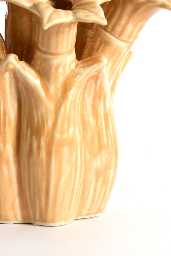 Light & Living Accessories Vase deco 21,5x23,5 cm SAMPAGA ceramics orange House of Isabella UK