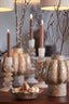 Light & Living Accessories Vase deco 21,5x25 cm ALIVERI ceramics taupe House of Isabella UK