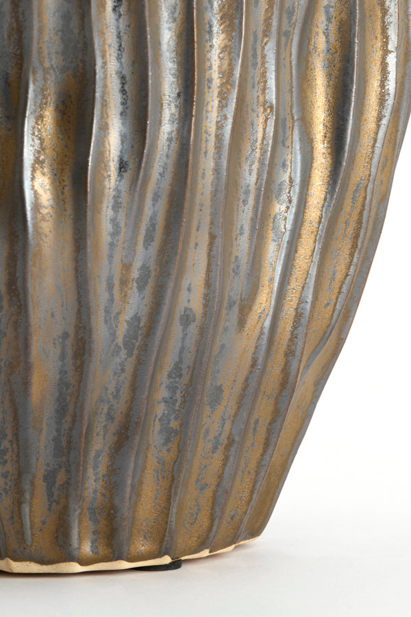 Light & Living Accessories Vase deco 21x13x25 cm VECHHIA ceramics antique bronze House of Isabella UK