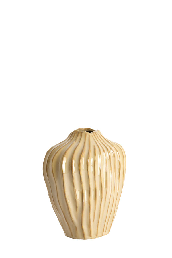 Light & Living Accessories Vase deco 21x13x25 cm VECHHIA ceramics light brown House of Isabella UK