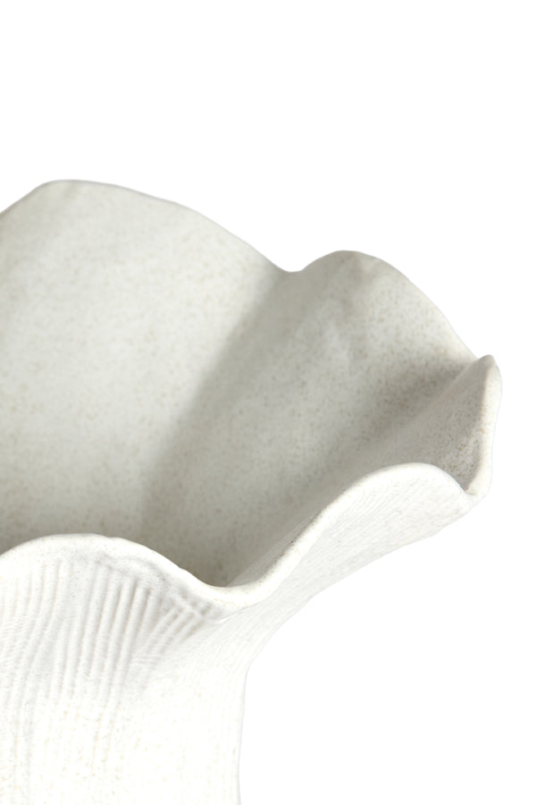 Light & Living Accessories Vase deco 21x19 cm ZENORA ceramics matt cream House of Isabella UK