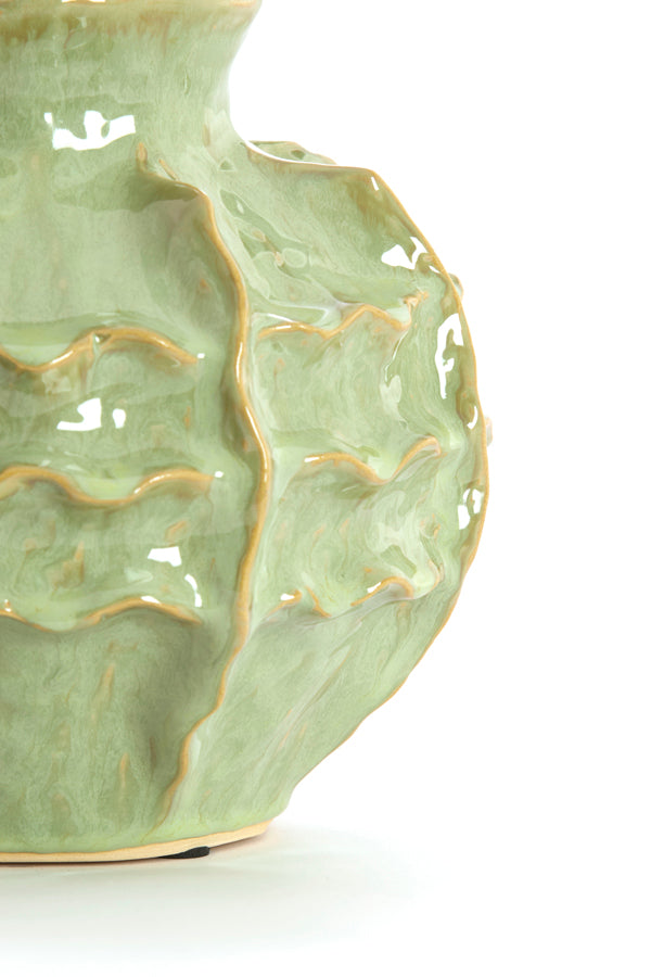 Light & Living Accessories Vase deco 21x20 cm LOSETO ceramics green House of Isabella UK