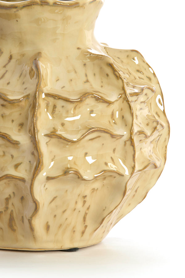 Light & Living Accessories Vase deco 21x20 cm LOSETO ceramics light brown House of Isabella UK