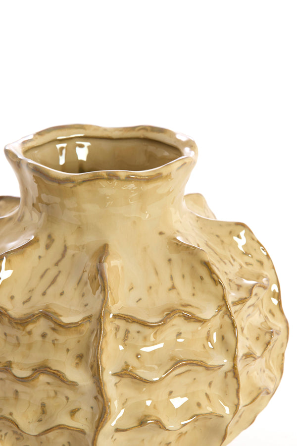 Light & Living Accessories Vase deco 21x20 cm LOSETO ceramics light brown House of Isabella UK