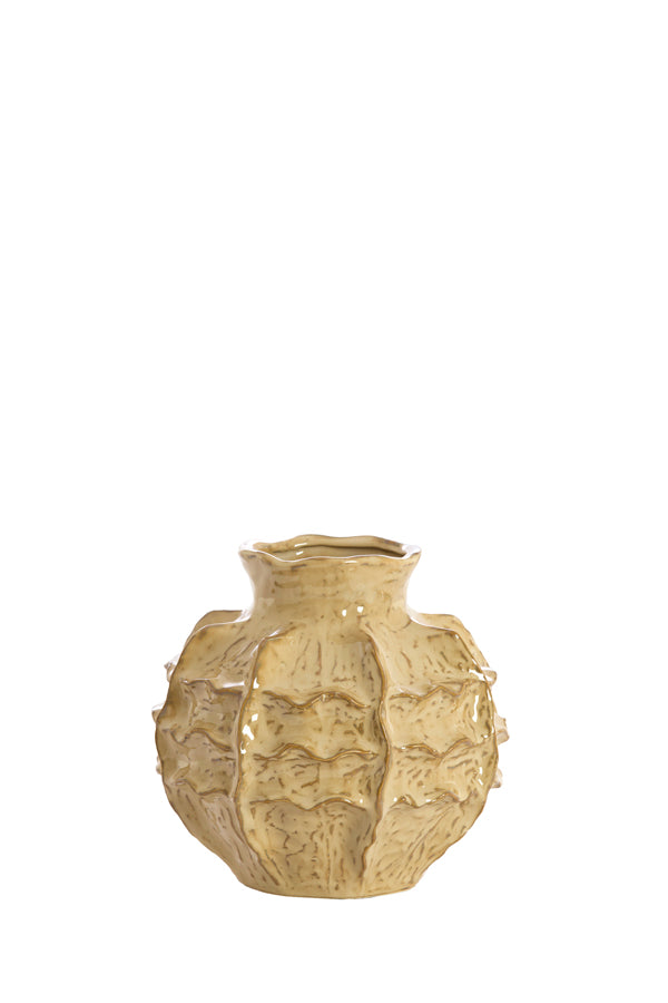 Light & Living Accessories Vase deco 21x20 cm LOSETO ceramics light brown House of Isabella UK