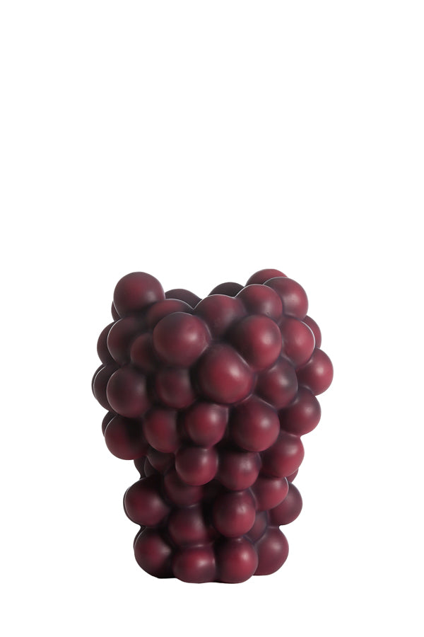 Light & Living Accessories Vase deco 21x20x25,5 cm GRAPES burgundy House of Isabella UK