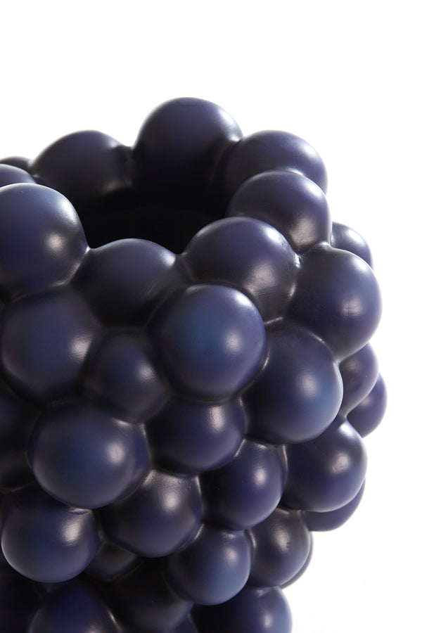 Light & Living Accessories Vase deco 21x20x25,5 cm GRAPES dark blue-purple House of Isabella UK
