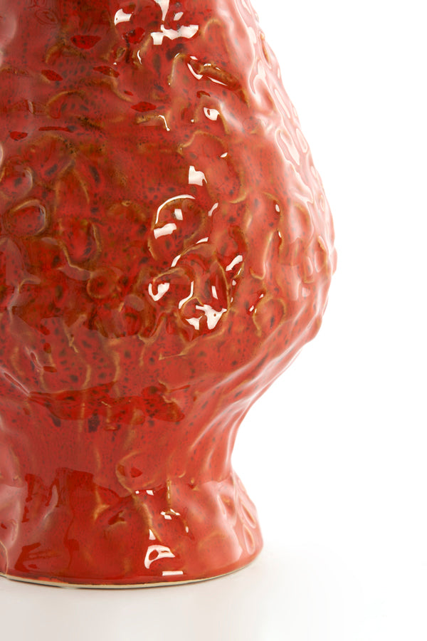 Light & Living Accessories Vase deco 21x26 cm MUNNAR ceramics orange House of Isabella UK