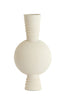 Light & Living Accessories Vase deco 21x60 cm KAVANSI matt cream House of Isabella UK