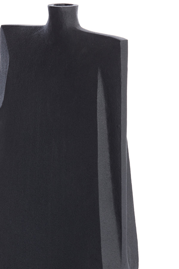 Light & Living Accessories Vase deco 21x7,5x41 cm MAKAHA matt black House of Isabella UK