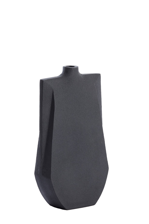 Light & Living Accessories Vase deco 21x7,5x41 cm MAKAHA matt black House of Isabella UK