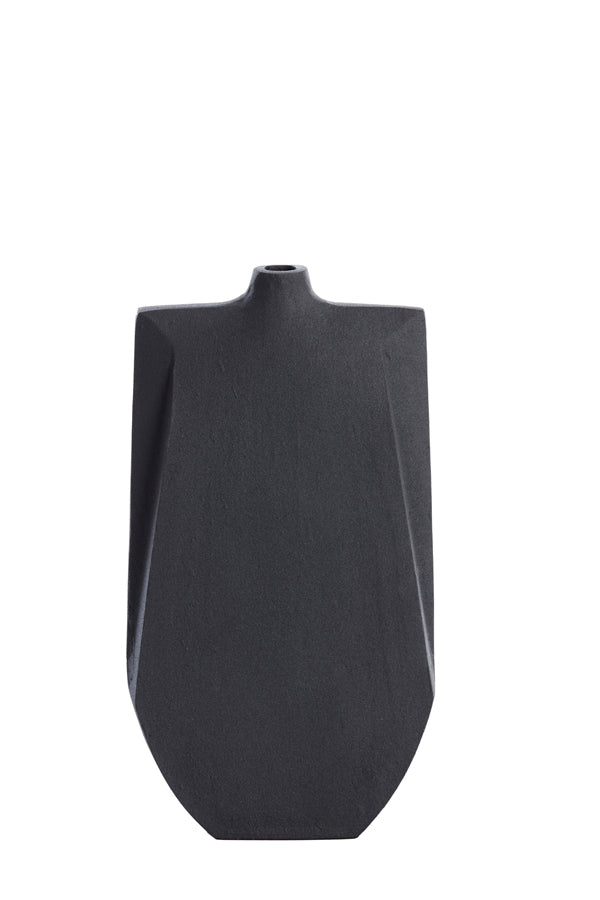 Light & Living Accessories Vase deco 21x7,5x41 cm MAKAHA matt black House of Isabella UK