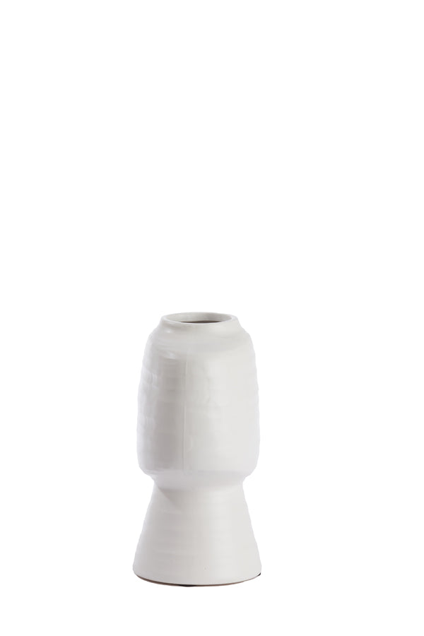 Light & Living Accessories Vase deco 22,5x14,5x28,5 cm GANDORO ceramics matt cream House of Isabella UK