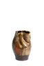 Light & Living Accessories Vase deco 22,5x30 cm ALTHEA ceramics d brown+cream+orange House of Isabella UK