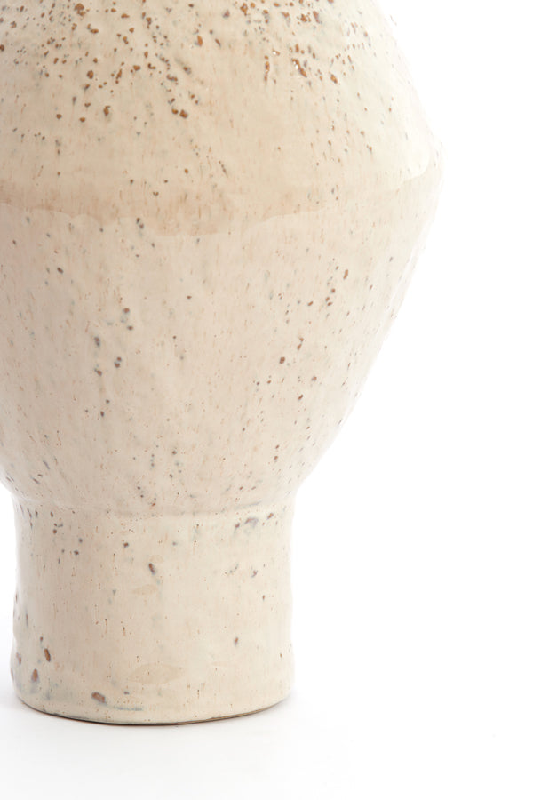 Light & Living Accessories Vase deco 22,5x33 cm VASORA ceramics shiny taupe House of Isabella UK