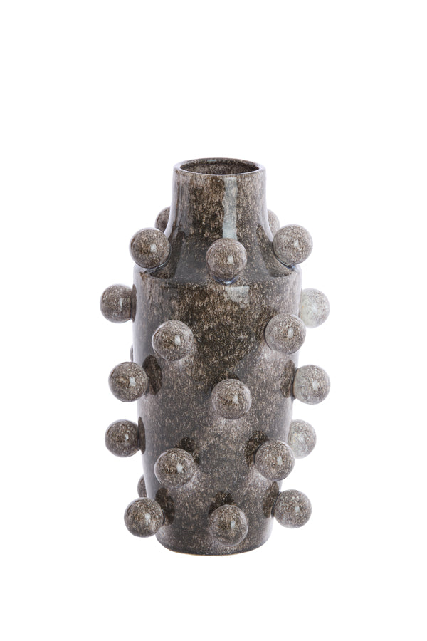 Light & Living Accessories Vase deco 22,5x36,5 cm MOLLY ceramics dark brown House of Isabella UK