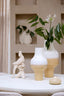 Light & Living Accessories Vase deco 22,5x41,5 cm SINDO cream+beige House of Isabella UK