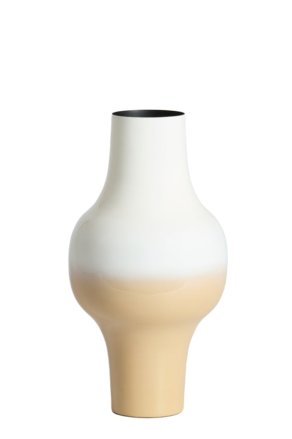 Light & Living Accessories Vase deco 22,5x41,5 cm SINDO cream+beige House of Isabella UK