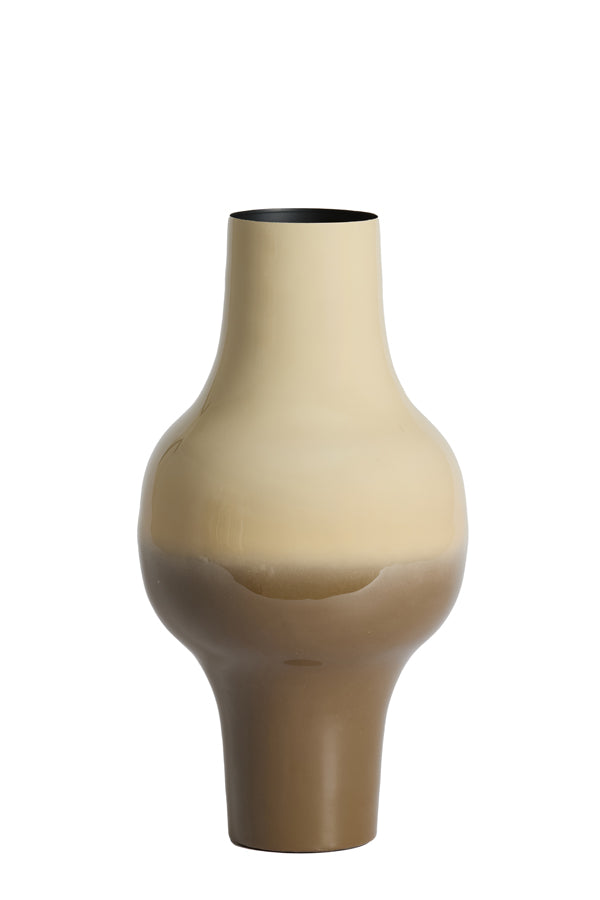 Light & Living Accessories Vase deco 22,5x41,5 cm SINDO taupe+dark brown House of Isabella UK
