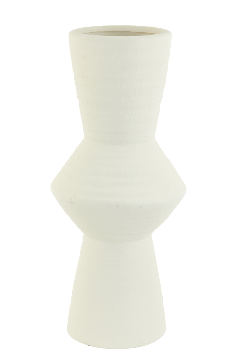Light & Living Accessories Vase deco 22,5x50,5 cm AYLA ceramics cream House of Isabella UK