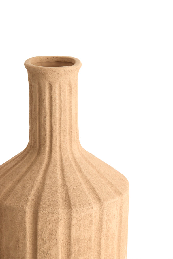Light & Living Accessories Vase deco 22,5x58 cm AYNA ceramics light peach House of Isabella UK