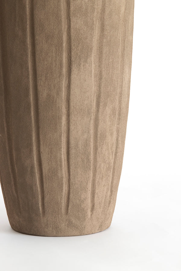 Light & Living Accessories Vase deco 22,5x74 cm AYNA ceramics taupe House of Isabella UK